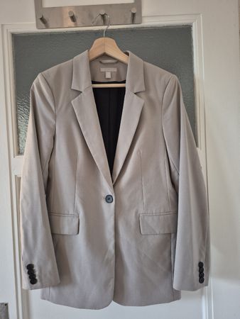 Blazer long beige H&M XS 🌸