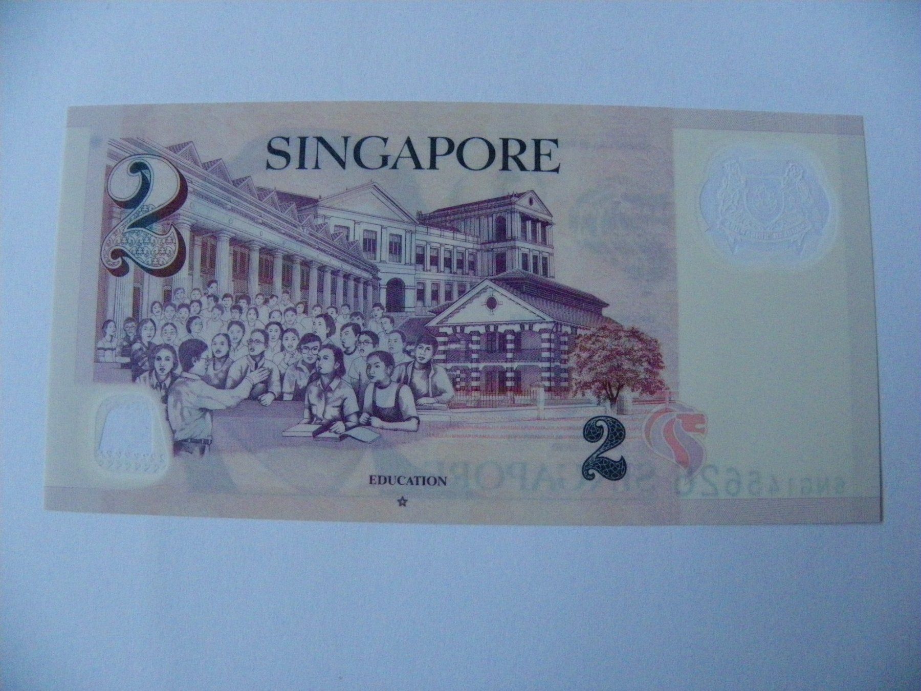 Banconote: Banknote Singapur 2 Dollar, Unzirkuliert – Nuovo (secondo la descrizione) da Untersiggenthal venduto da Gas61 1