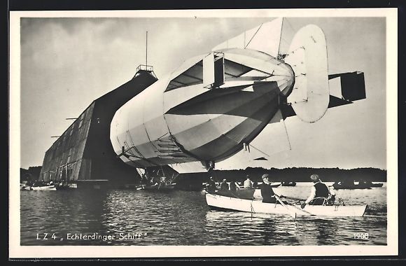 Bilder & Poster: Zeppelin LZ 4 Echterdinger Schiff wird i – Gebraucht aus Berlin von bartko-reher