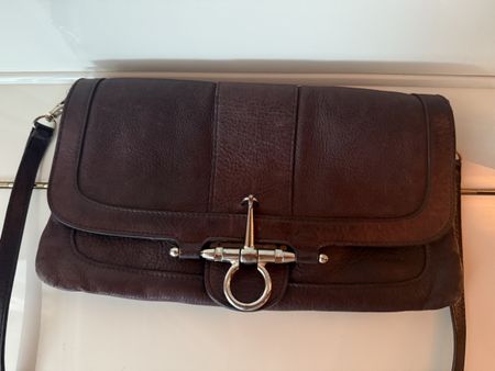 Leder Tasche dunkelbraun