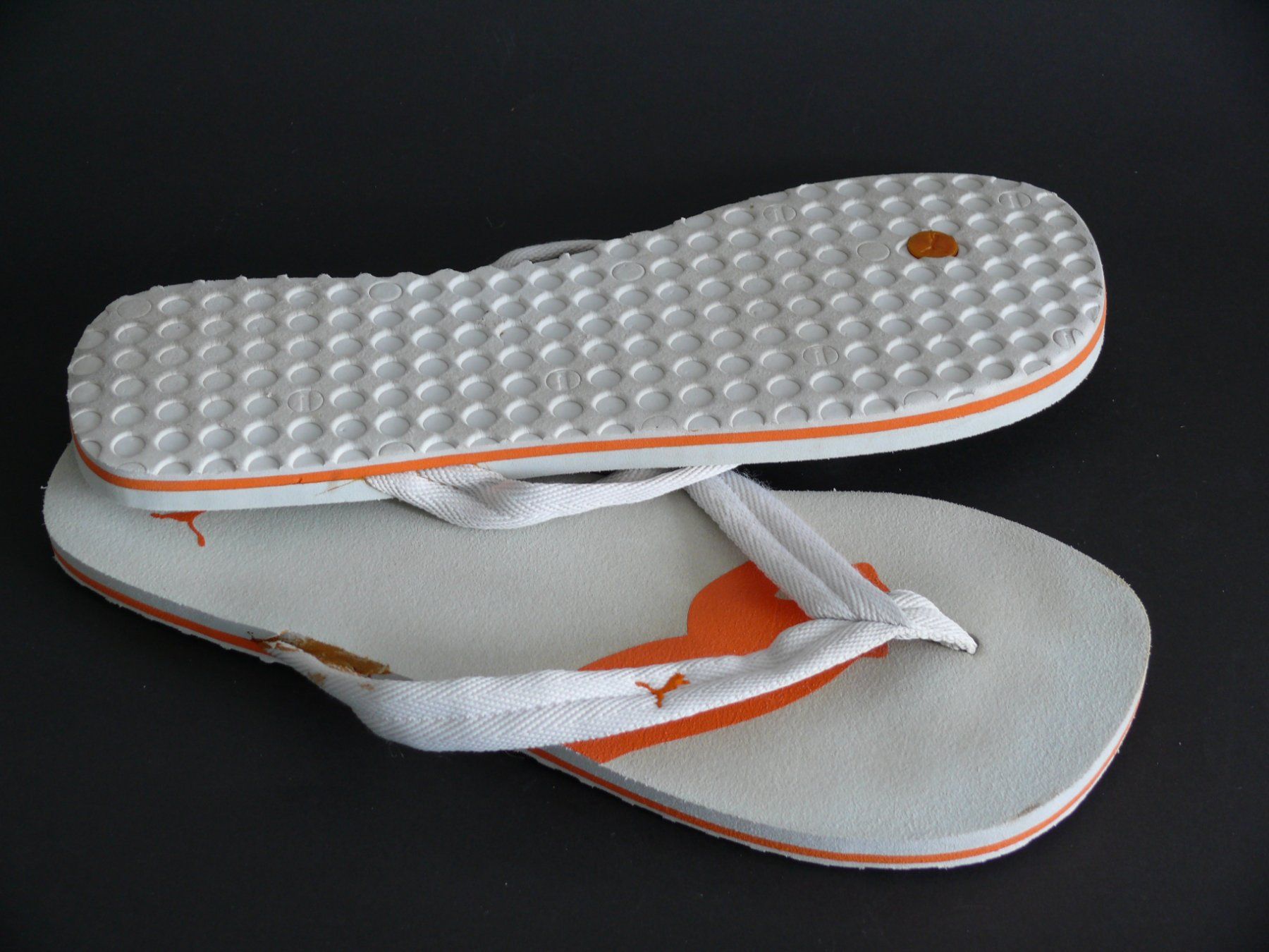 Flipper: Puma FlipFlop Grösse 44 / Sohlenlänge ca. 28cm – Usato da Scherzingen venduto da packtesan 2