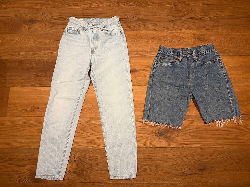Jeans: Levis Hosen kurz & lang – Usato da Oberdorf SO venduto da sel_wc6w