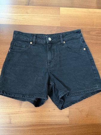 Jeans Shorts, H&M, Gr. 36, black
