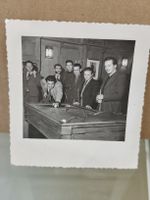 Photo ancienne authentique jeu Billard Nicolas années 30-50