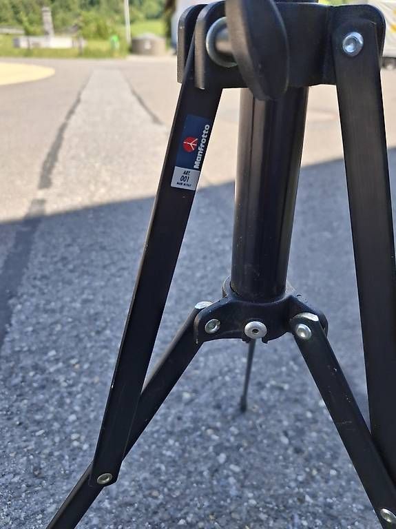 Treppiedi & Teste: Vintage Manfrotto Studio Stativ schwarz – Usato da Rüti ZH venduto da Liliane_market 7