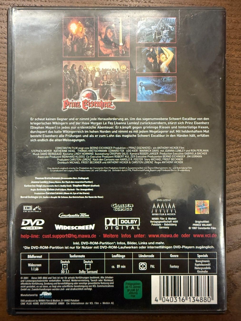 Tutti i DVDs: Prinz Eisenherz (1997) – Usato da Zürich venduto da FilmFreunde 1