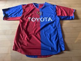 FC Basel FCB Vintage Trikot 2002/03 Autogramme signiert