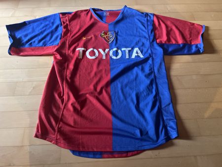 FC Basel FCB Vintage Trikot 2002/03 Autogramme signiert