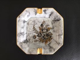 Kunstvoll gemalter Limoges Aschenbecher