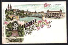 Litho Basel, Teilansicht, Centralbahnhof