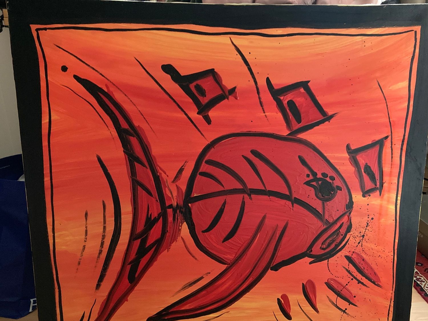 Dipinti: Öl auf Leinwand 80x80cm – Usato da Zuerich venduto da SaTs-43