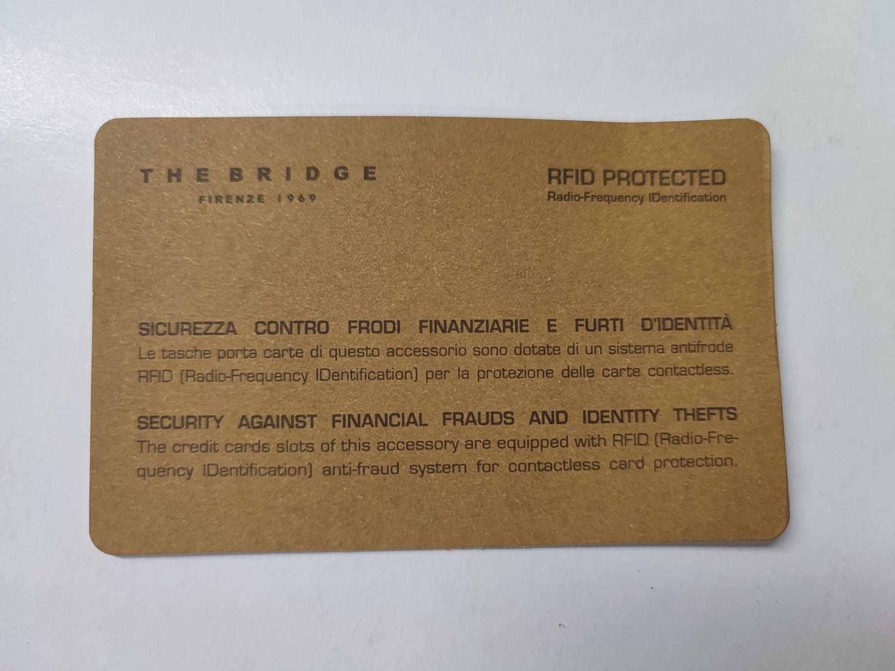 Portafogli: NEW The Bridge Long Wallet RFID, Black Leather – Nuovo e nell'imballaggio originale da Sursee venduto da Re.joy 3