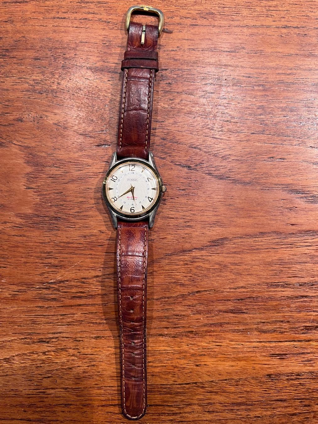 Fossil Uhren: Fossil, mechanische Bicolor Uhr Restrostyle – Gebraucht aus Richterswil von Solemare47Nicole 6