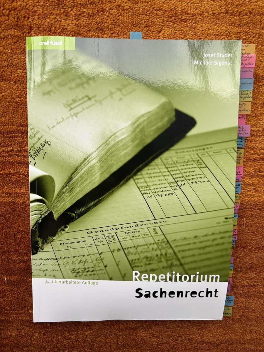 Bücher: Repetitorium Sachenrecht – Gebraucht aus Kiesen von fioan