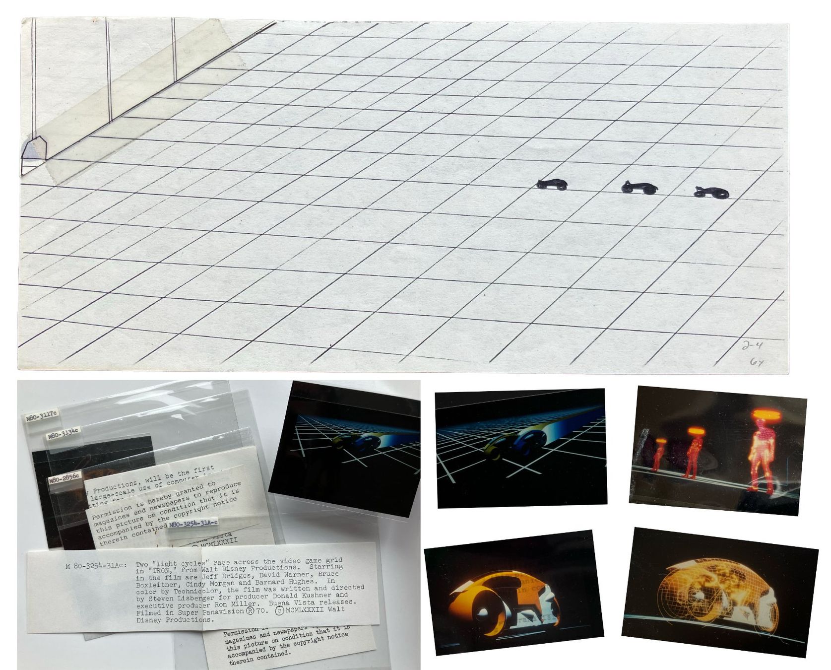 Carte collezionabili: Original 1982 Tron Storyboard / Production Artwork – Usato da Uster venduto da the_sz2y