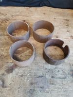 Eisenringe, rostige Eisenringe, Metallringe, Ringe, Dekoring