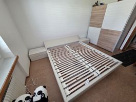 Luxus Designerbett / Floating Bed 200x190 cm – Riposa Flex +