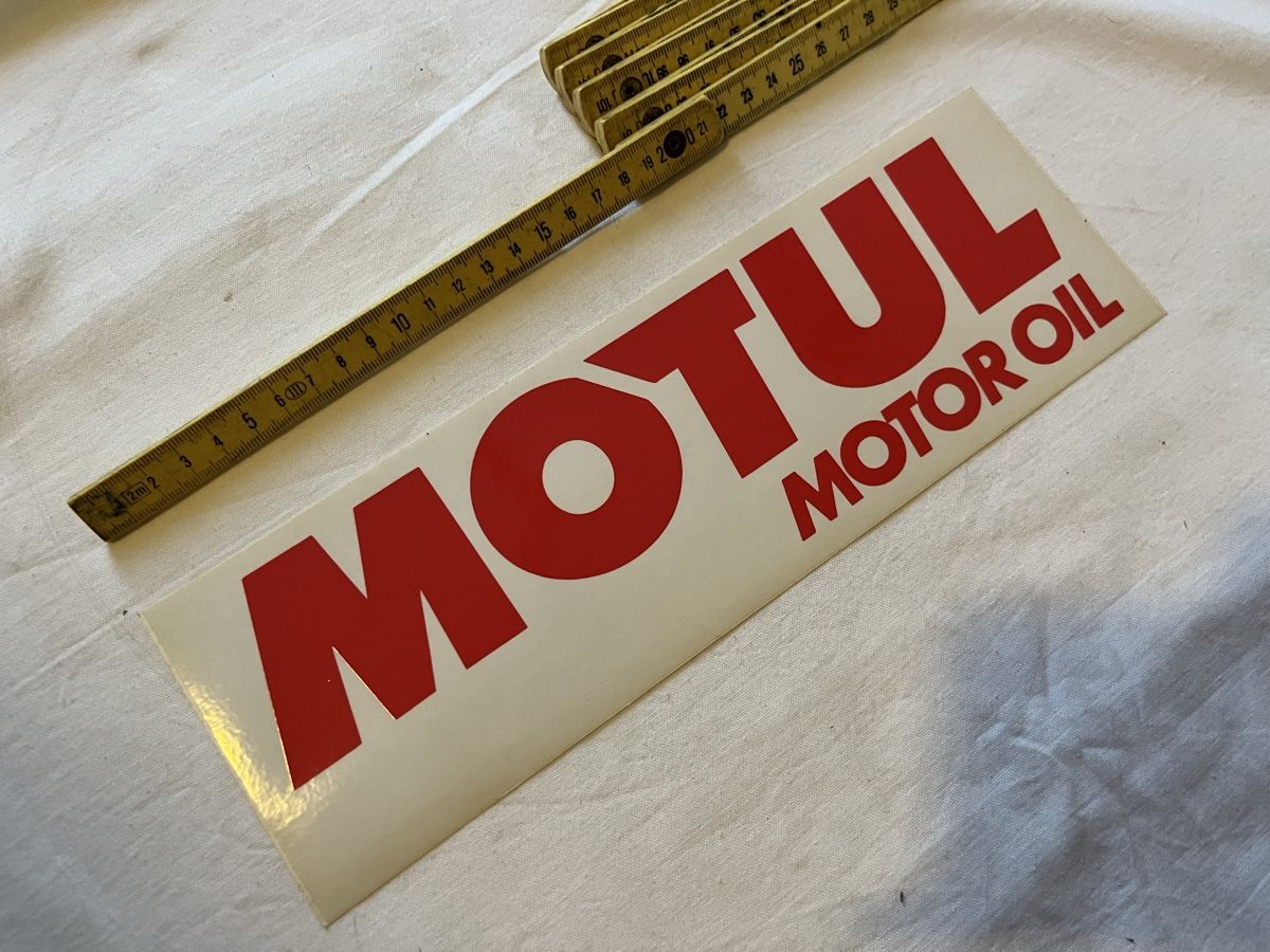 Motul Autocollants: Motul Sticker Weiss Vintage – Neuf (Voir description) à bretzwil par nightflasher 2