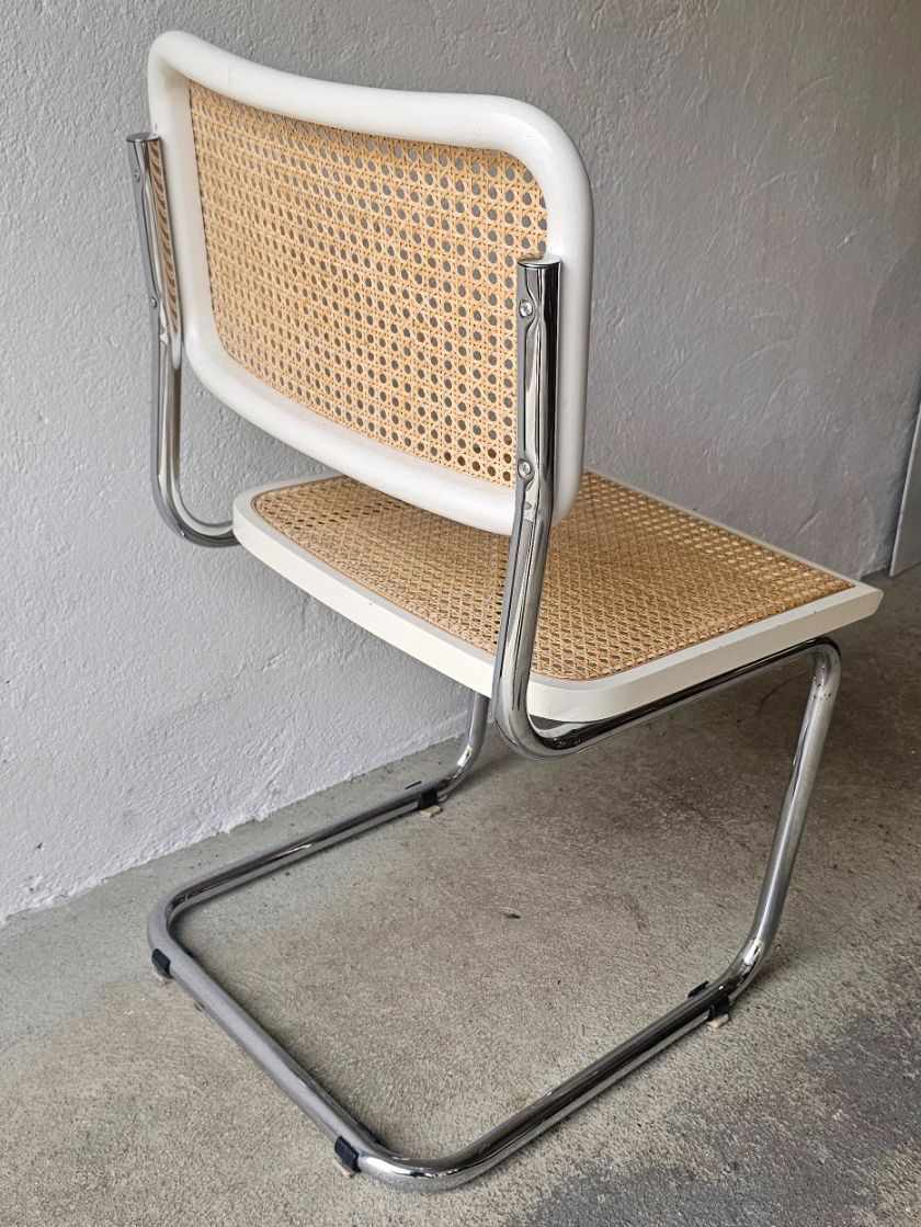 Thonet Sedie: Freischwinger weiss Vintage – Usato da Pfäffikon ZH venduto da eric0113 5