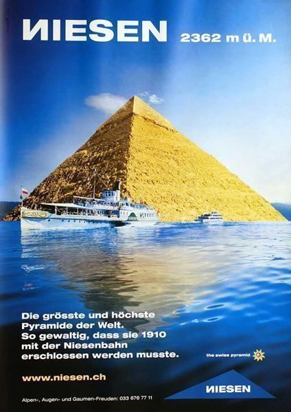 Poster & Bilder: Grösste und höchste Pyramide der Welt. – Neu (gemäss Beschreibung) aus Bern von Vintage-Art-Poster