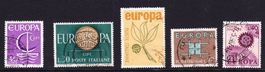 Lot de 5 timbres Italie "Europa" - Offre spéciale - Obl.