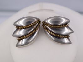 Silber Ohrringe Taxco Mexiko Vintage