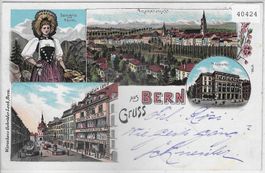 Gruss aus Bern - Warenhaus Loeb - Litho