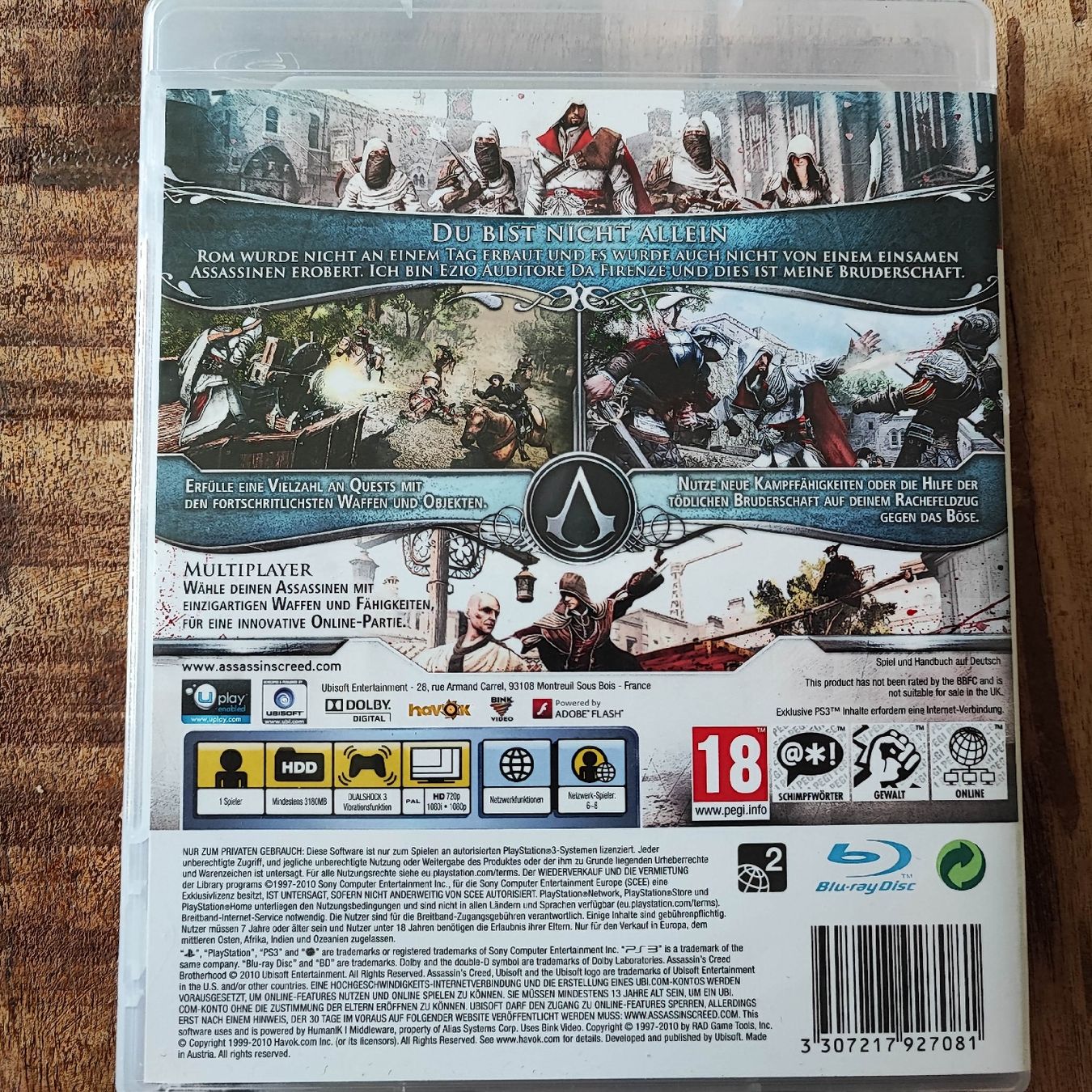 Sony Giochi: Assassin's Creed Brotherhood - PS3  – Usato da Dübendorf venduto da kb86_MOVIE 1