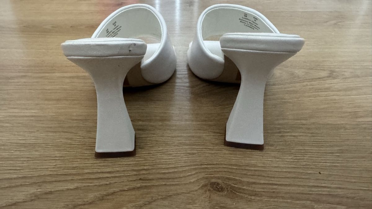 Sam Edelman Damenschuhe: Sam Edelman White Leather Mules – Gebraucht aus Dinhard von emi_6jdk 1