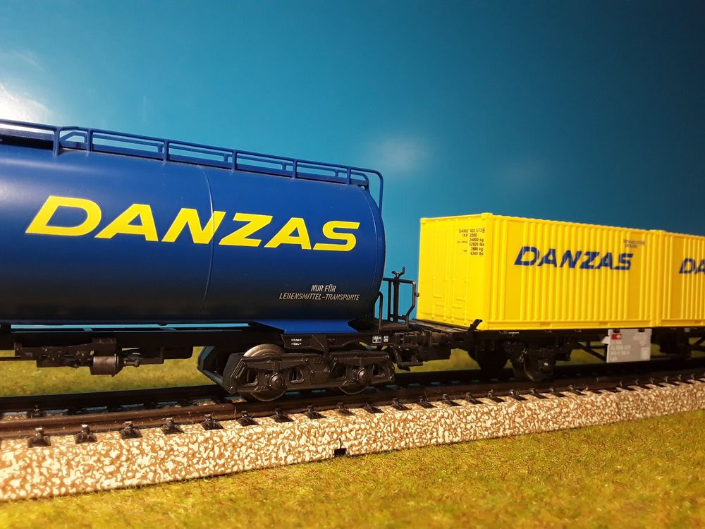 M Rklin Set Danzas Kesselwagen Containerwagen Spur H Kaufen Auf Ricardo