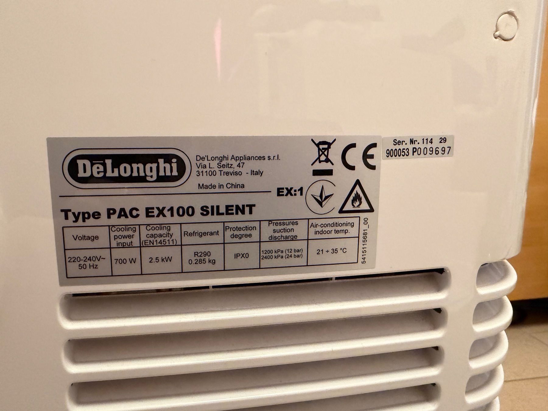 De'Longhi Climatiseurs: DeLonghi Pinguino PAC EX100 Silent – D'occasion à Zürich par dbi_8v5f 3