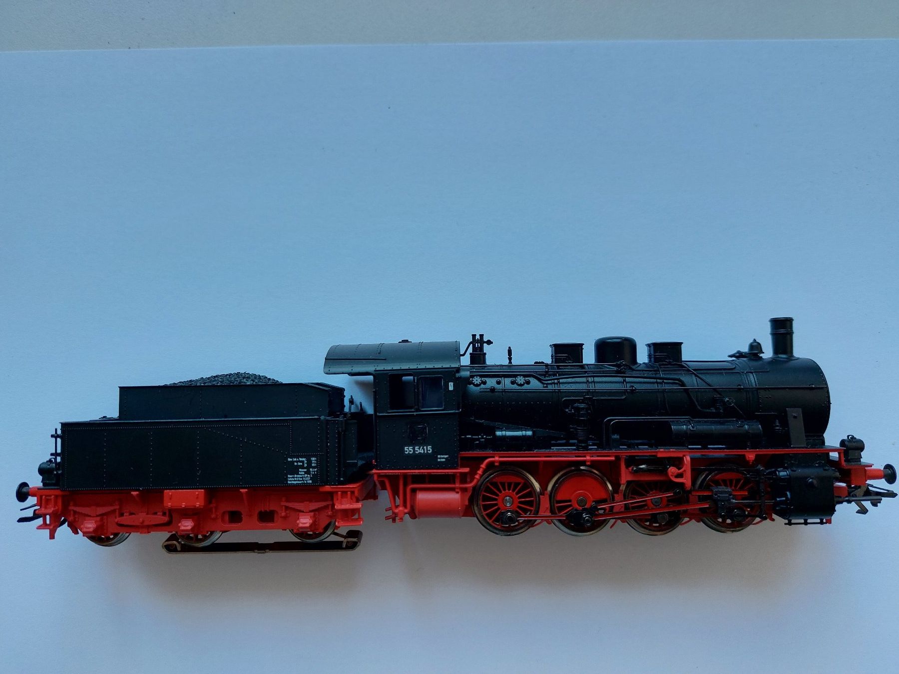 Märklin Modellini di ferrovie: Märklin Dampflok BR 55 DB Sound – Usato da Müllheim Dorf venduto da fischwein 2
