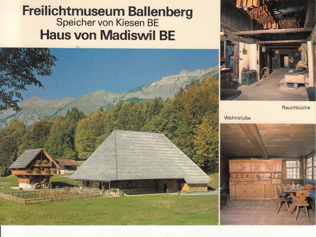 Cartoline postali: Ballenberg (Madiswil) ca. 1980 – Usato da Bürglen TG venduto da StampGraf