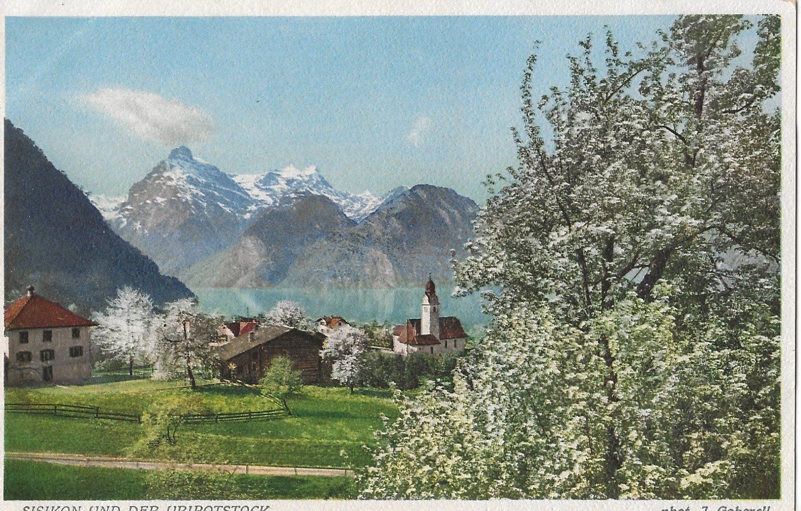 Cartoline postali: Gaberell, Sisikon, Urirotstock – Usato da Frauenfeld venduto da Merk52