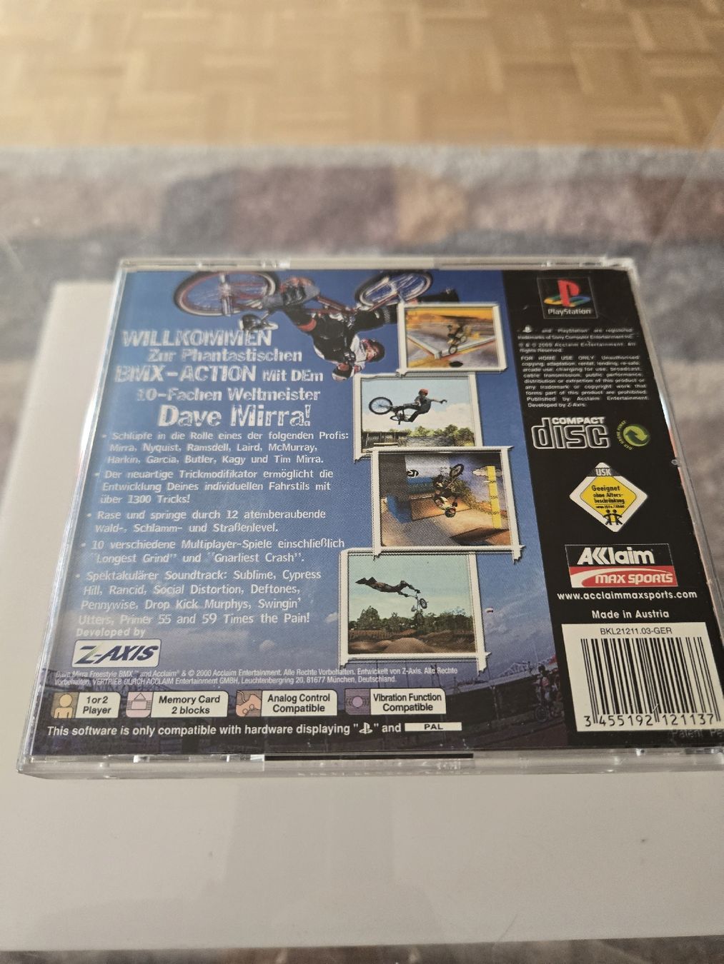 Giochi: Dave Mirra Freestyle BMX PS1 – Usato da Bussigny venduto da Kfdlt 1