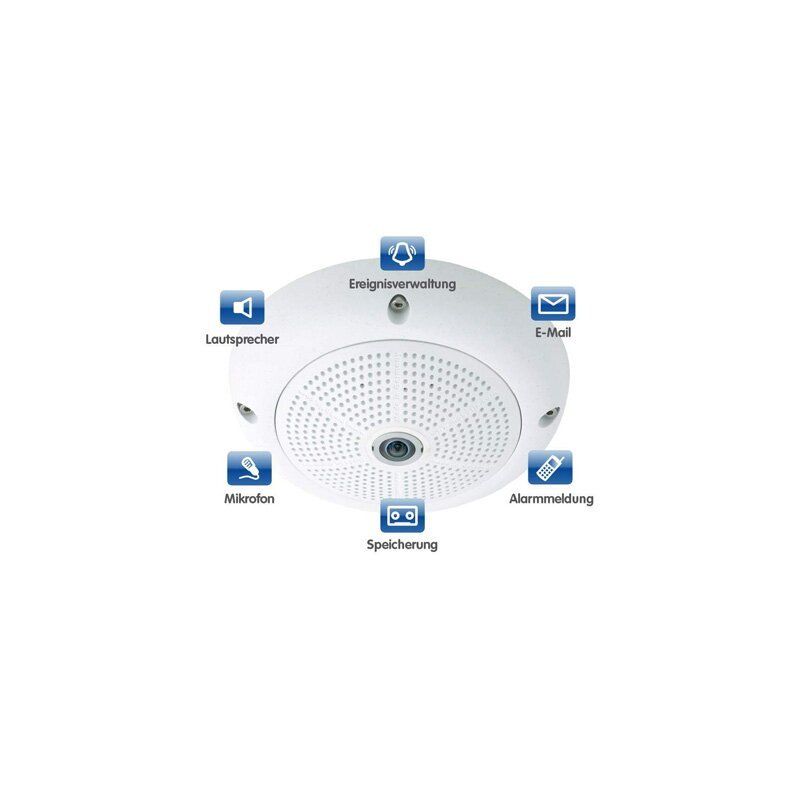 Mobotix Webcams: Mobotix Q24M-sec-D11, 360 Grad Rundumsicht – Neu (gemäss Beschreibung) aus Bolken von SwissWetter.shop 1