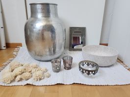 Dekorationsset Marrakesch; weiss