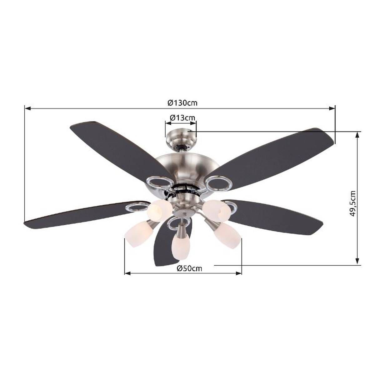 Lampadari & plafoniere: Deckenleuchte, Ventilator, 130 Ø – Nuovo (secondo la descrizione) da Kreuzlingen venduto da Smart-Light 2