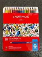 CARAN D'ACHE Color Pencils 18 Stk. Farbstifte Aquarell