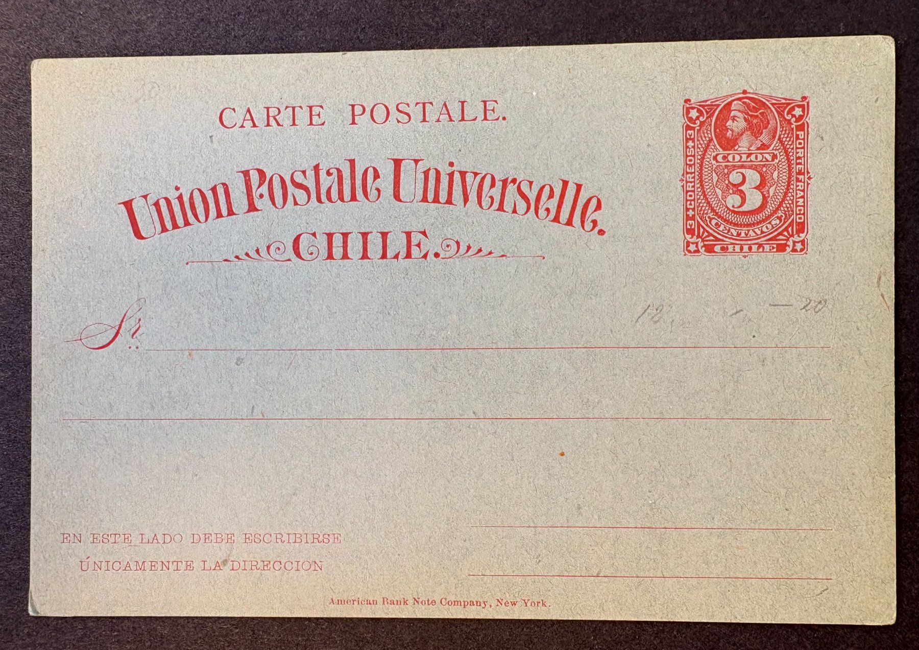 Tous les timbres: POSTKARTE CHILE – D'occasion à Ostermundigen par wini63