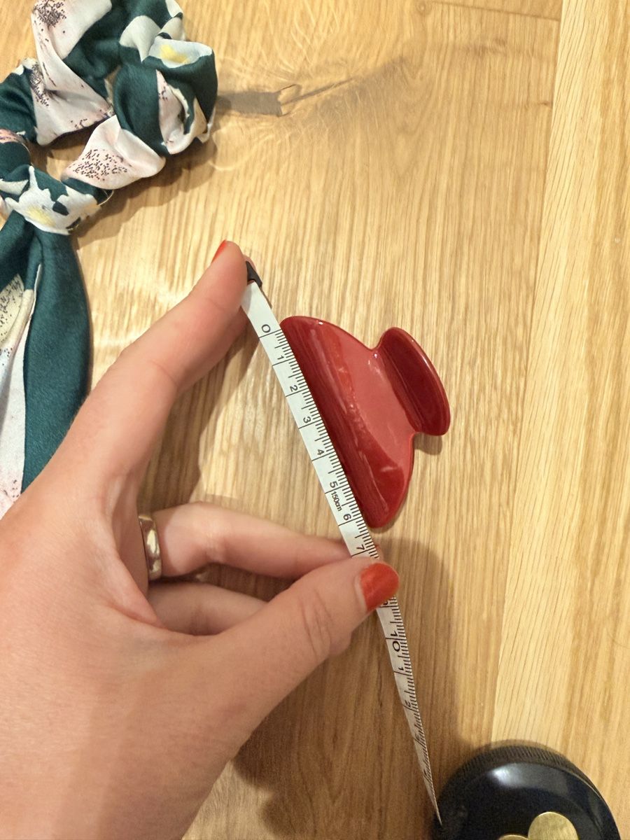 Haarschmuck: Haar-Set: Scrunchie mit Band + Haarspange, Rot, Neu! – Neu (gemäss Beschreibung) aus Dotzigen von White_Warrior 1