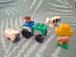 LEGO Duplo Bauer mit Traktor und Tieren (Bauernhof Tiere)
