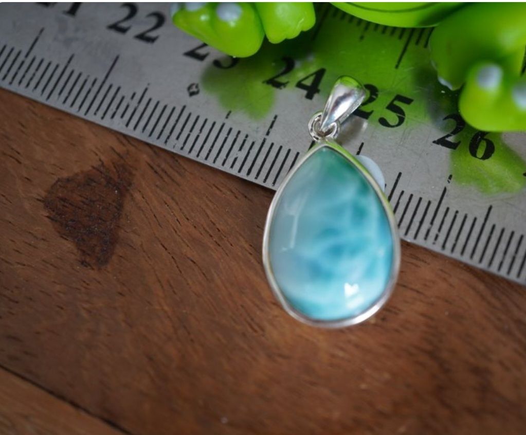 Pendentifs: Larimar Anhänger Silber 925 – Neuf avec emballage d'origine à Sargans par Chicco051