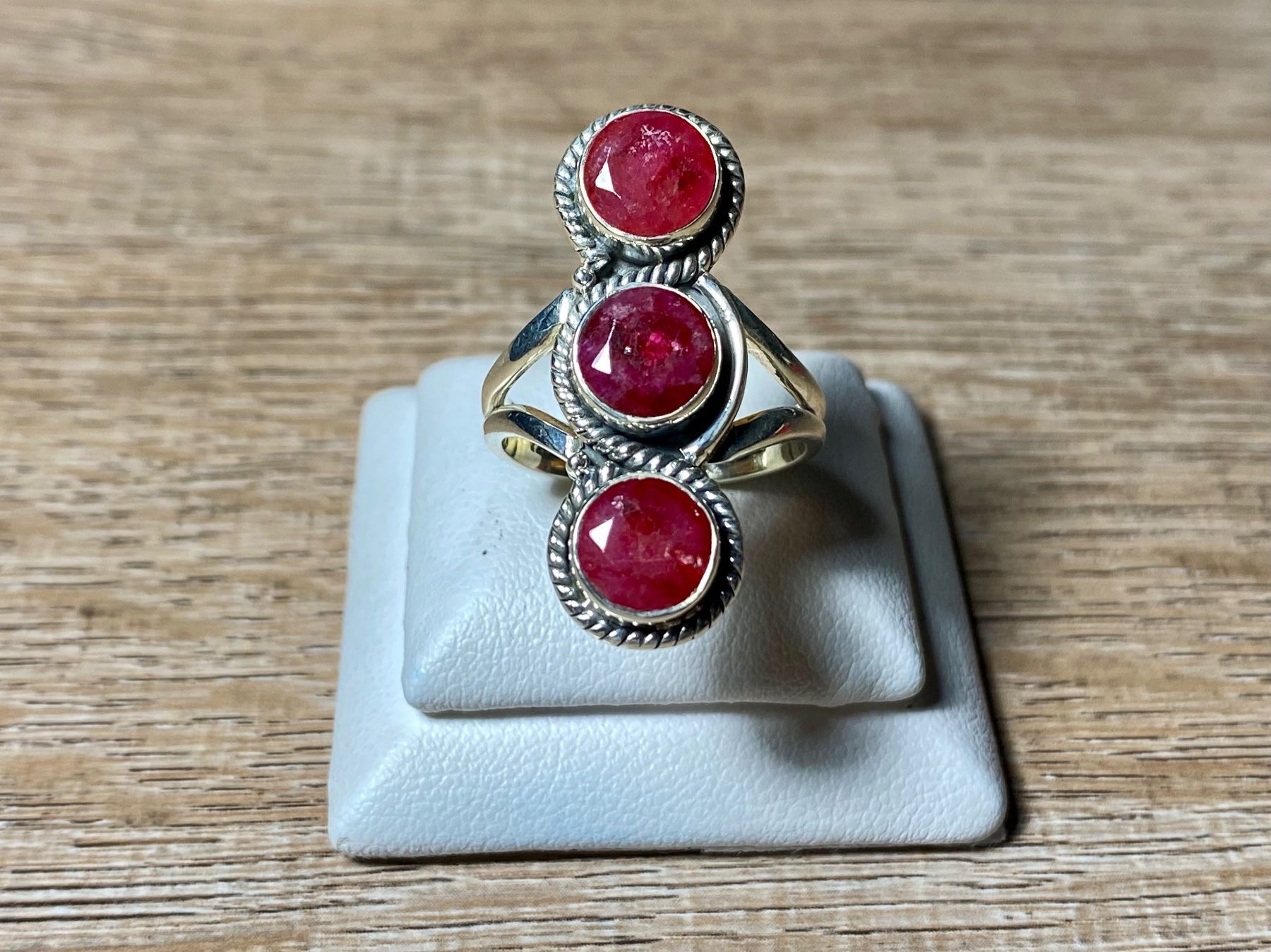 Ringe: Moderner orientalischer Silberring mit natürlichem Rubin – Neu und originalverpackt aus Laax von Kiki_Kingdom3 5