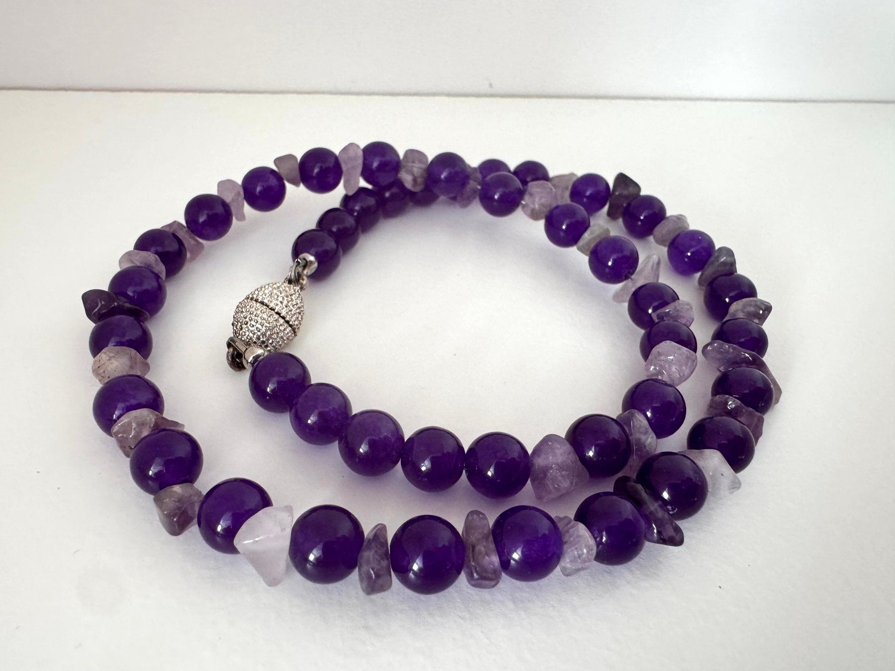 Catenine: Aktion/ Halskette Achat, Amethyst. – Nuovo (secondo la descrizione) da Biberist venduto da tl-schmuck 1
