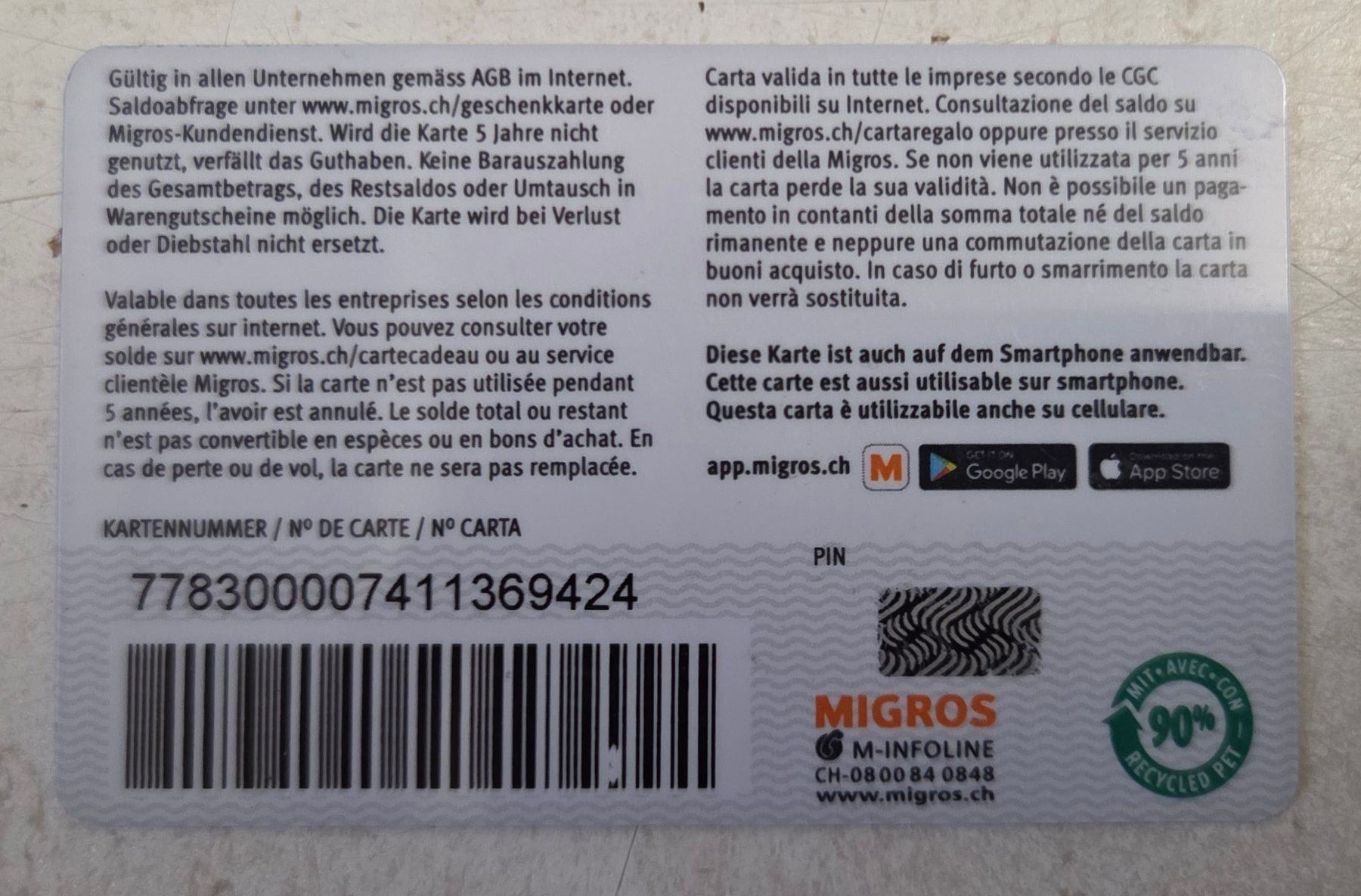 Cartoline: M Geschenkkarte BIG KAISER – Usato da Gossau SG venduto da oreliefredy 1