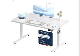 Stehschreibtisch weiss elektrisch höhenverstellbar