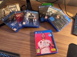 PS4 Pro + 2 Controller + 7 Spiele – Top Zustand