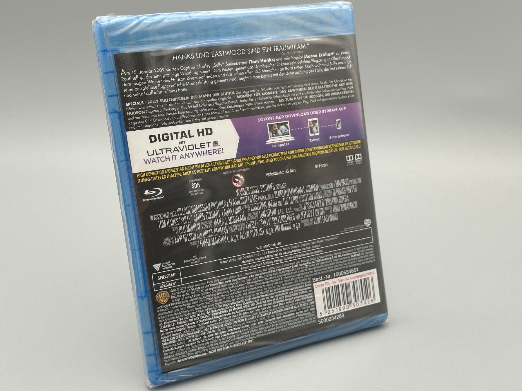 Tutti i DVDs: Sully | Blu-ray | Tom Hanks | Neu & OVP – Nuovo e nell'imballaggio originale da Schlieren venduto da selected_goods 1