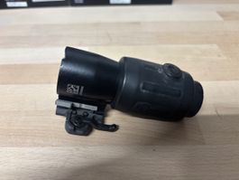 Eotech Magnifier 3x mit Schnellmontage auf Pic. Schiene.